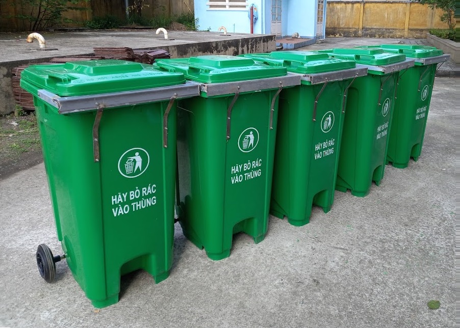 Thùng rác công cộng cấp bởi Công Ty Gia Huy tại Đà Nẵng