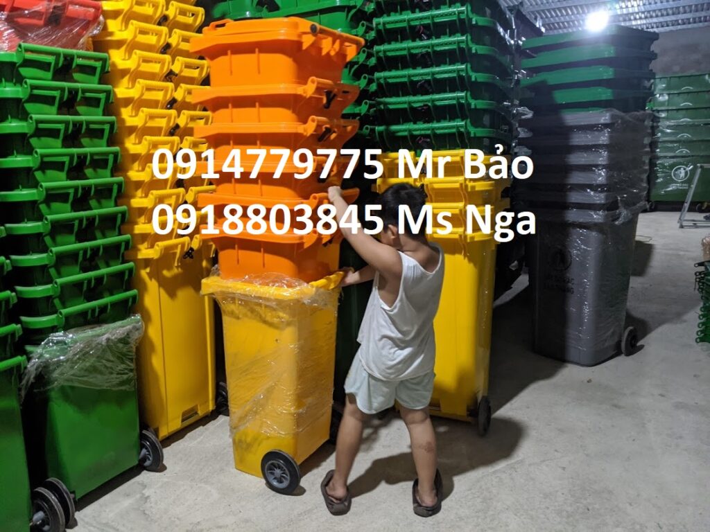 3 mẫu thùng rác công cộng 120 lít đẹp, ưa chuộng nhất 2022